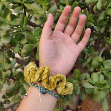 Load image into Gallery viewer, Olive Tourmaline Scrunchie
