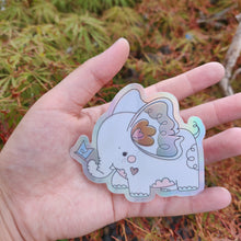 Load image into Gallery viewer, Holographic Sweet Elephant Sticker
