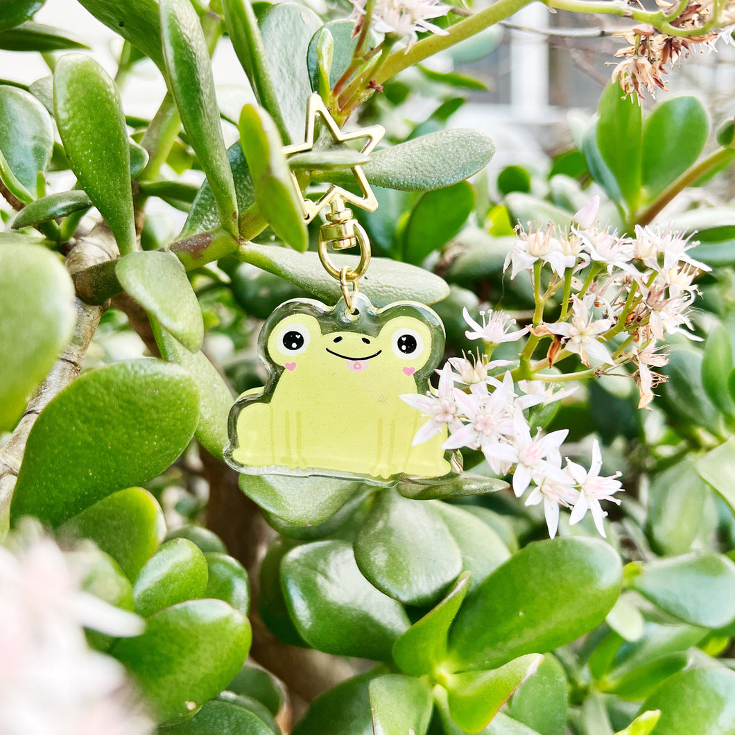 Light Green Froggy Charm